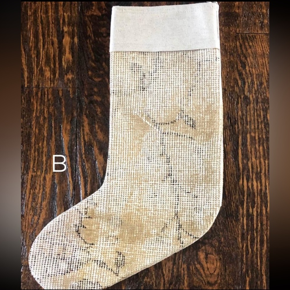 Vintage Turkish Rug Christmas Stocking